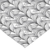 Minimalist Grey Abstract Table Runner Lange Tafelloper (Hoek)