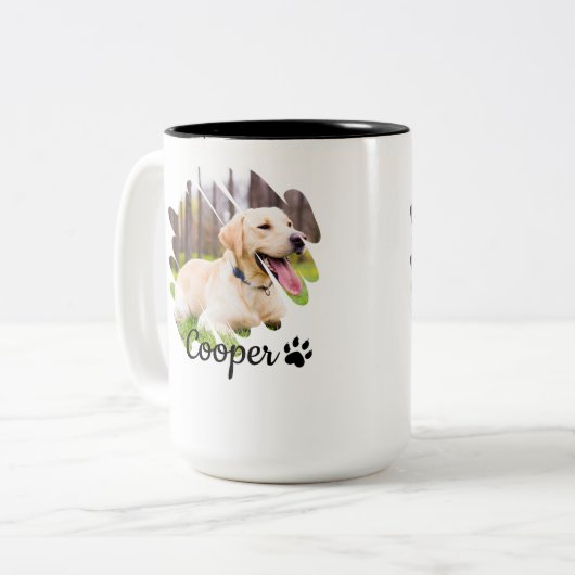 Minimalist Grunge Coffee Mug – Modern Cool Design (Devant gauche)