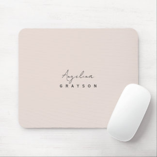 Minimalist handwritten script, simple and modern  muismat