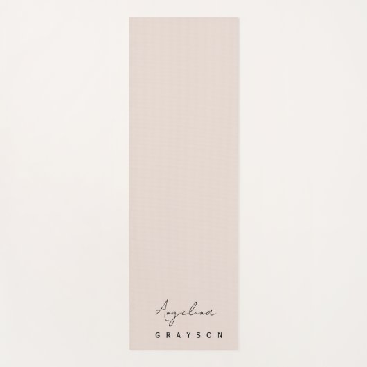 Minimalist handwritten script, simple and modern  yogamat (Voorkant)