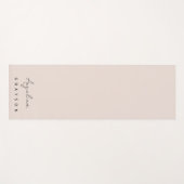 Minimalist handwritten script, simple and modern  yogamat (Voorkant (horizontaal))