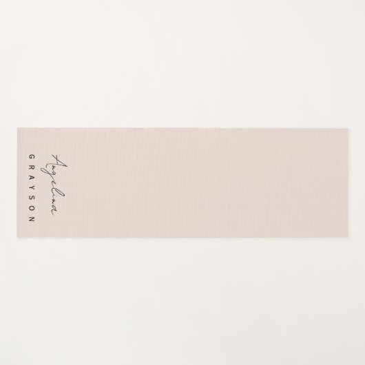 Minimalist handwritten script, simple and modern  yogamat (Voorkant (horizontaal))