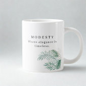 Minimalist Hijab Line Art Jumbo 20oz Mug | Modern