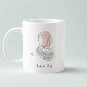 Minimalist Hijab Line Art Jumbo 20oz Mug | Modern