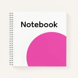 Minimalist Hot Pink Notebook Notitieboek