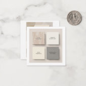 Minimalist Inspirational Notes | Modern Of Notitiekaartje (Voorkant / Achterkant in situ)