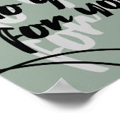 Minimalist Inspirational Quote Poster Print (Coin)