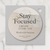 Minimalist Inspirational Stamp | Modern Office & H Bedankjes Labels (Achterkant)