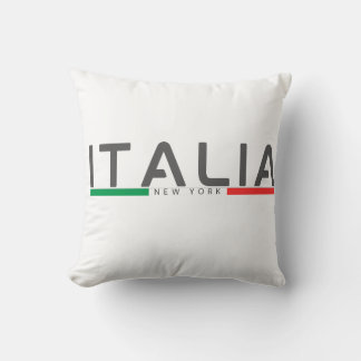 Minimalist Italy Flag New York italian  Kussen