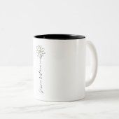 Minimalist Jessica Best Mom Ever Flower Mug (Devant droit)