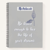 Minimalist Journal Pages with Motivational Notitieboek (Voorkant)