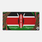 Minimalist Kenya Flag Umoja ni Nguvu | Asili Green (Recto)