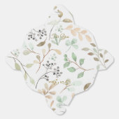 Minimalist Leaves Pattern Favor Box Bedankdoosjes (Ongevouwen)