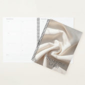 Minimalist Linen Weave | Natural Textured Fabric Planner (Display)
