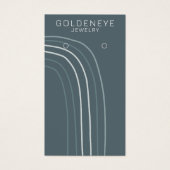 Minimalist Lines Chic Earring Jewelry Display Card (Devant)