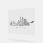 Minimalist Los Angeles Skyline Illustration (Angle)