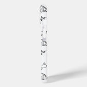 Minimalist Medical Doodles iPhone 15 Pro Case (Achterkant / Links)