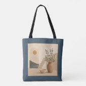 Minimalist Mediterranean Tote Bag (Dos)