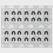 Minimalist Mixed Boho Arches Cadeaupapier (Vlak)