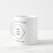 Minimalist Modern Business Custom Logo Coffee Mug  (Devant gauche)