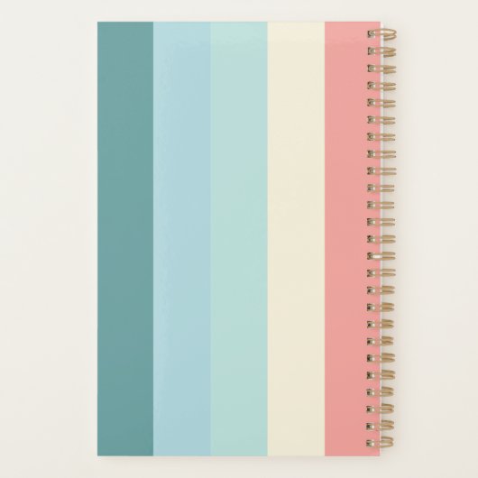 Minimalist Modern Chic Pastel Rainbow Cute (Dos)