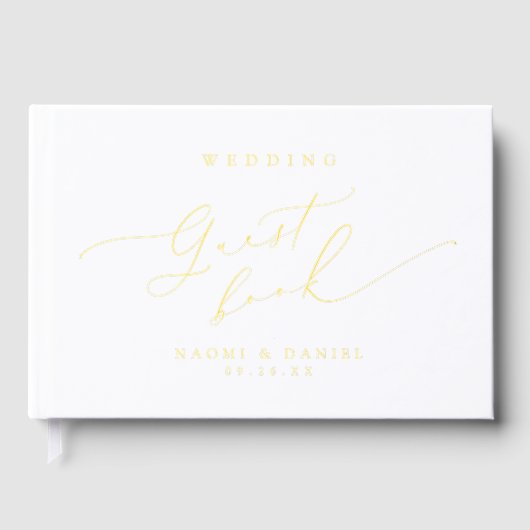 Minimalist Modern Chic Script Elegant Wedding (Recto)