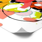 Minimalist Modern Geometric Art Poster (Hoek)