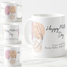 Minimalist Modern Line Art Mom & Baby Mother’s Day