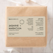 Minimalist Modern Organic Cosmetic Dropper Bottle Etiket (Insitu)