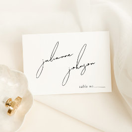 Minimalist Modern & Whimsical Script Kaart