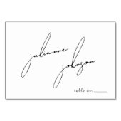 Minimalist Modern & Whimsical Script Kaart (Voorkant)