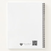 Minimalist Molecular Bond | Sophisticated Science Notitieboek (Achterkant)