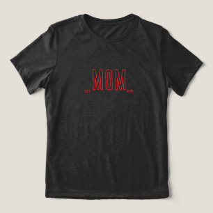 Minimalist MOM – jaar Tri-Blend Shirt