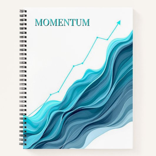 Minimalist Momentum | Clean Chart & Typography Des Notitieboek (Voorkant)