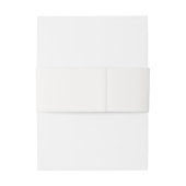 Minimalist Monogram Script Ampersand Uitnodigingen Wikkel (Achterkant Voorbeeld)