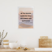 Minimalist Motivational Wall Art Print/Inspiration Poster (Keuken)