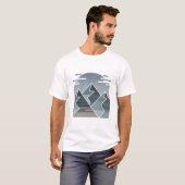 Minimalist Mountain Range T-shirt (Voorkant volledig)