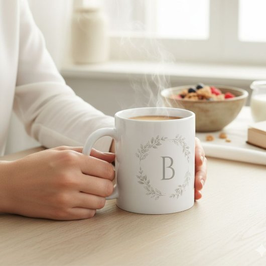 Minimalist Mug with Initial