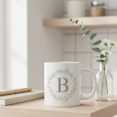 Minimalist Mug with Initial