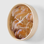 Minimalist, naam, Challah Bread Kitchen Wall Clock (Hoek)
