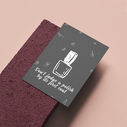 Minimalist Nail Salon Poster