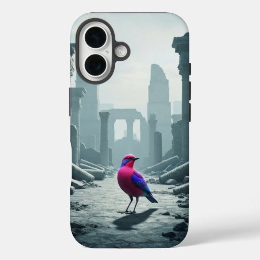 Minimalist Nature Art iPhone Case  (Achterkant)