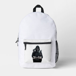 Minimalist Navy Blue Graphic Backpack Bedrukte Rugzak