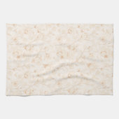 Minimalist Neutral Wildflower Kitchen Towel Theedoek (Horizontaal)