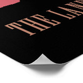 Minimalist Norway Sunset Poster - Mountain Fjord (Coin)