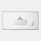 Minimalist Office Aesthetic Desk Pad (Clavier et souris)