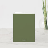 Minimalist Olive Green Elegant Script Custom name (Dos)