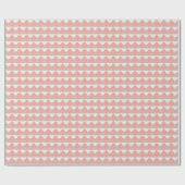 Minimalist Peach Geometric Pattern Cadeaupapier (Vlak)