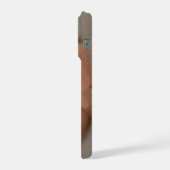 Minimalist Pearl Hoop Earring Art Phone Case  (Côté gauche)