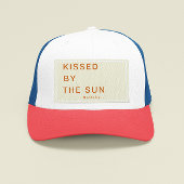 Minimalist Personalized Kissed by the Sun Trucker Pet